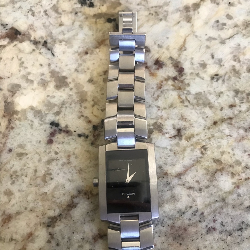 Genuine men’s Movado stainless steel watch